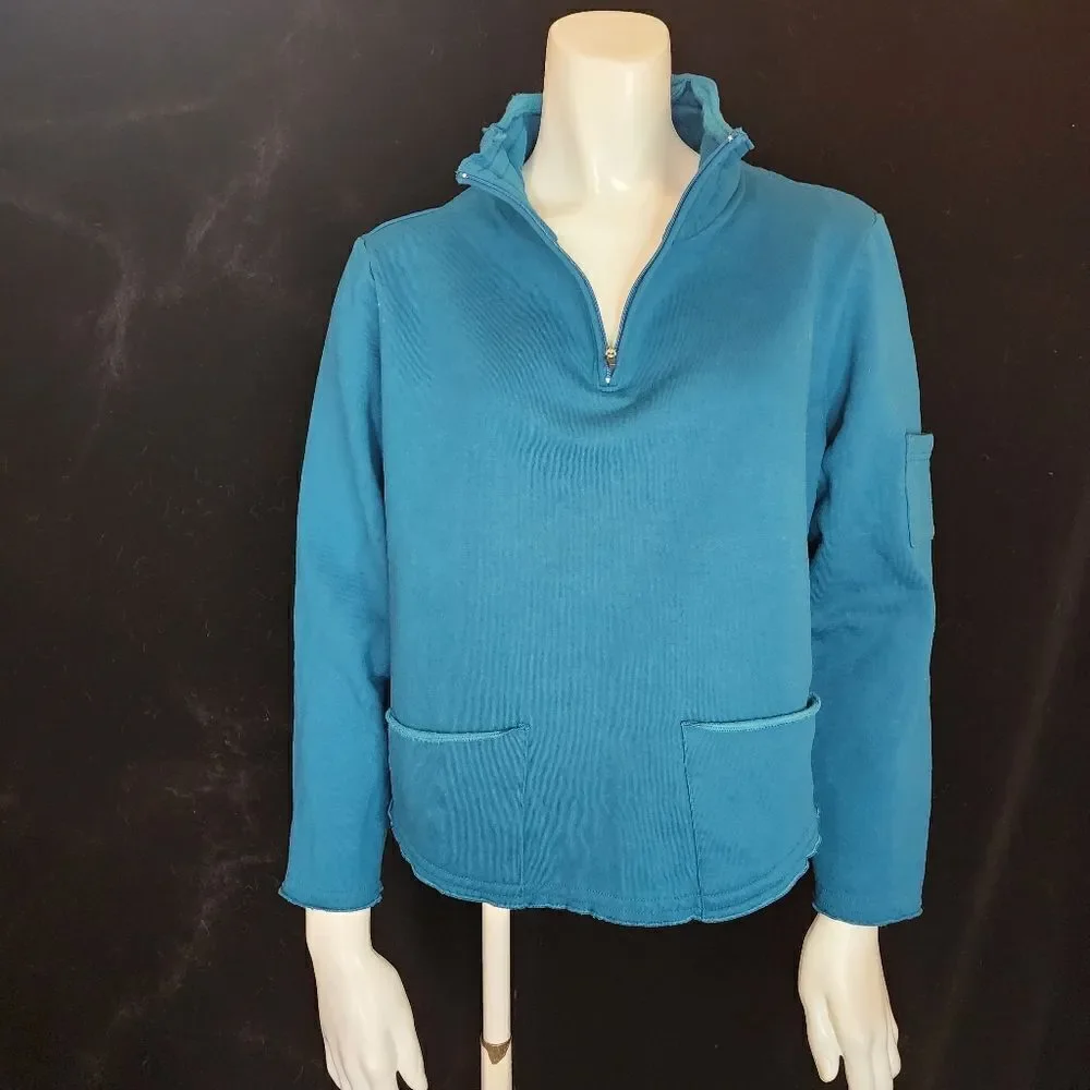 Nomadic Traders Blue Quarter Zip (M) - Picture 4 of 7